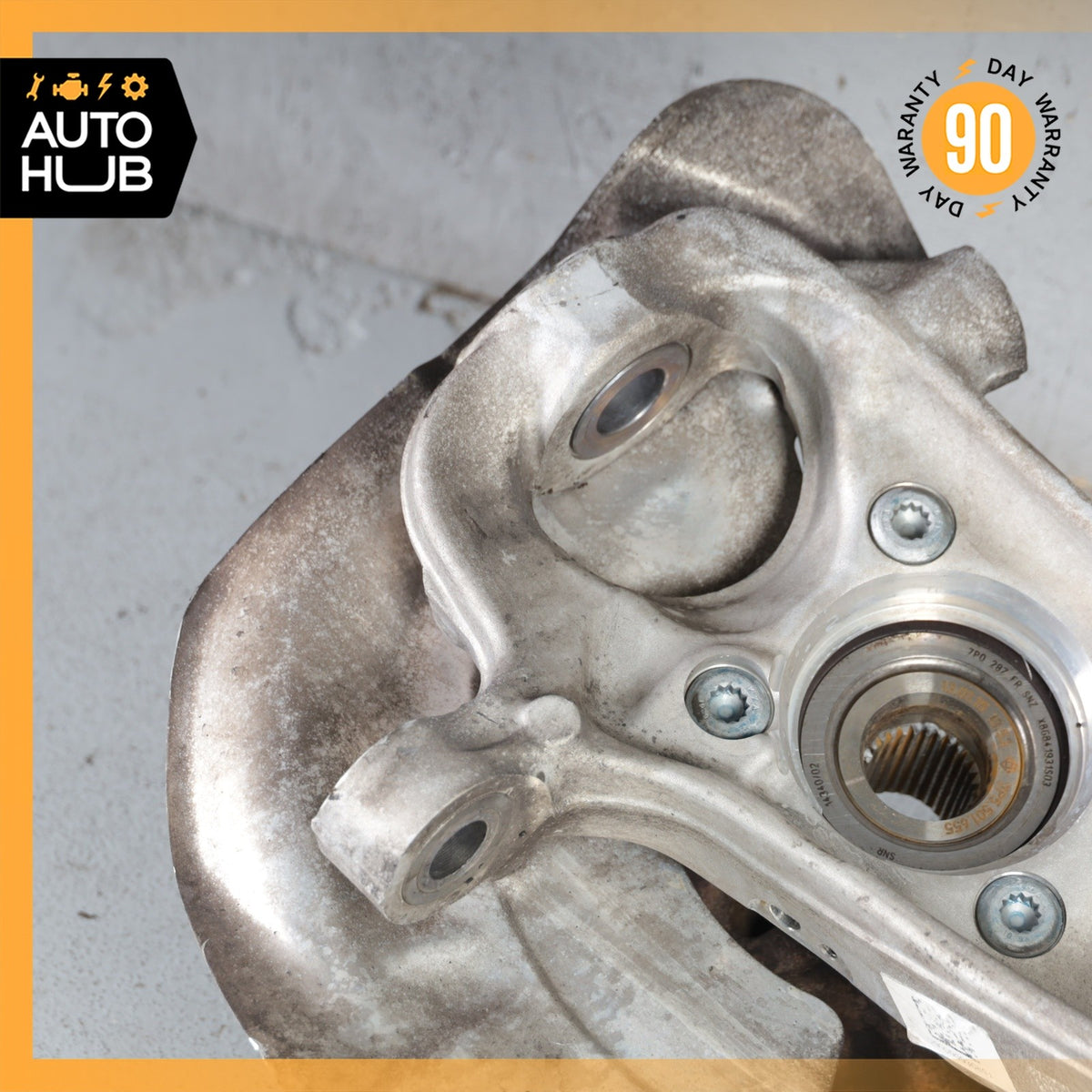 11-18 Porsche Cayenne 958 Front Right Knuckle Spindle 7P0615312B OEM - photo 19