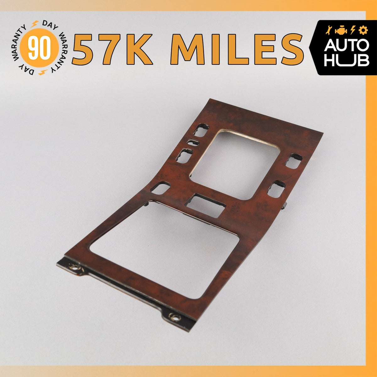 02-05 Mercedes W163 ML350 ML500 Center Console Shifter Trim Bezel Wood OEM - photo 1