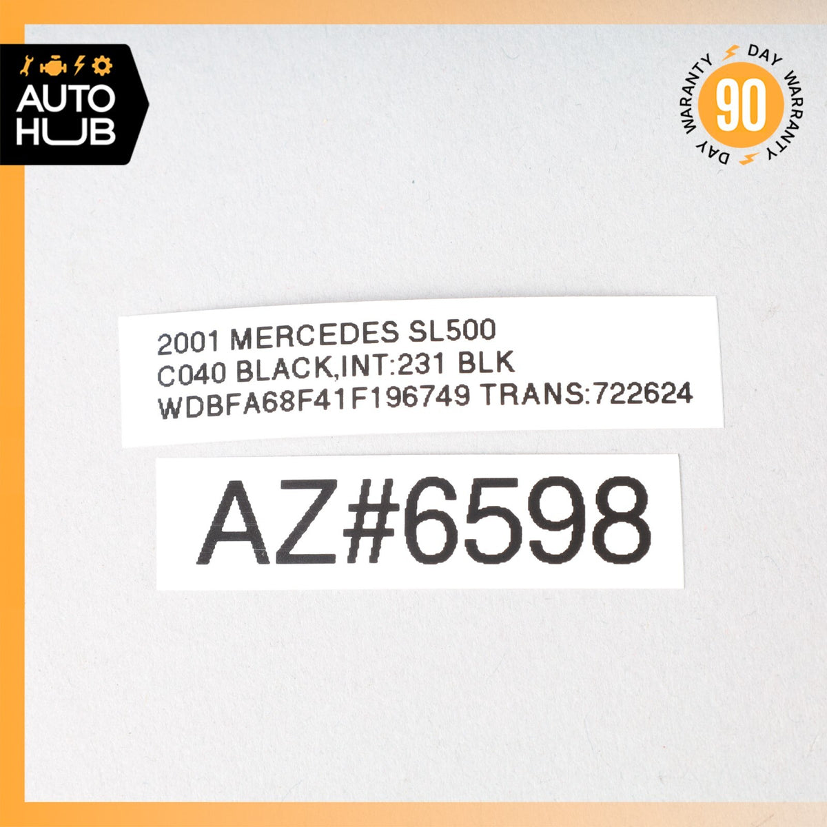 96-02 Mercedes R129 SL500 SL320 CL500 Hazard Warning Light Switch Button OEM - photo 6