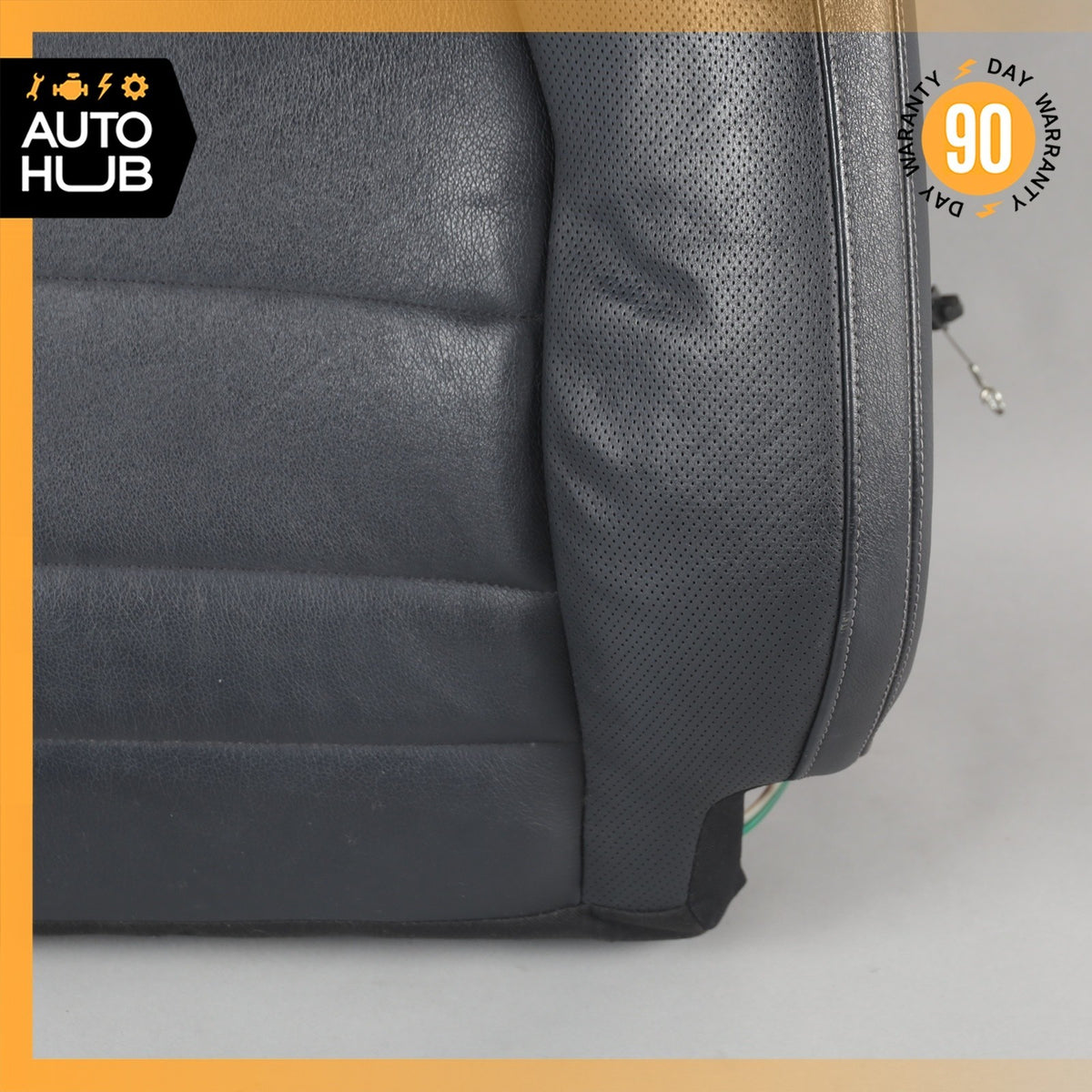 10-17 Mercedes W207 E350 E550 Front Right Side Seat Cushion Upper Black OEM - photo 4