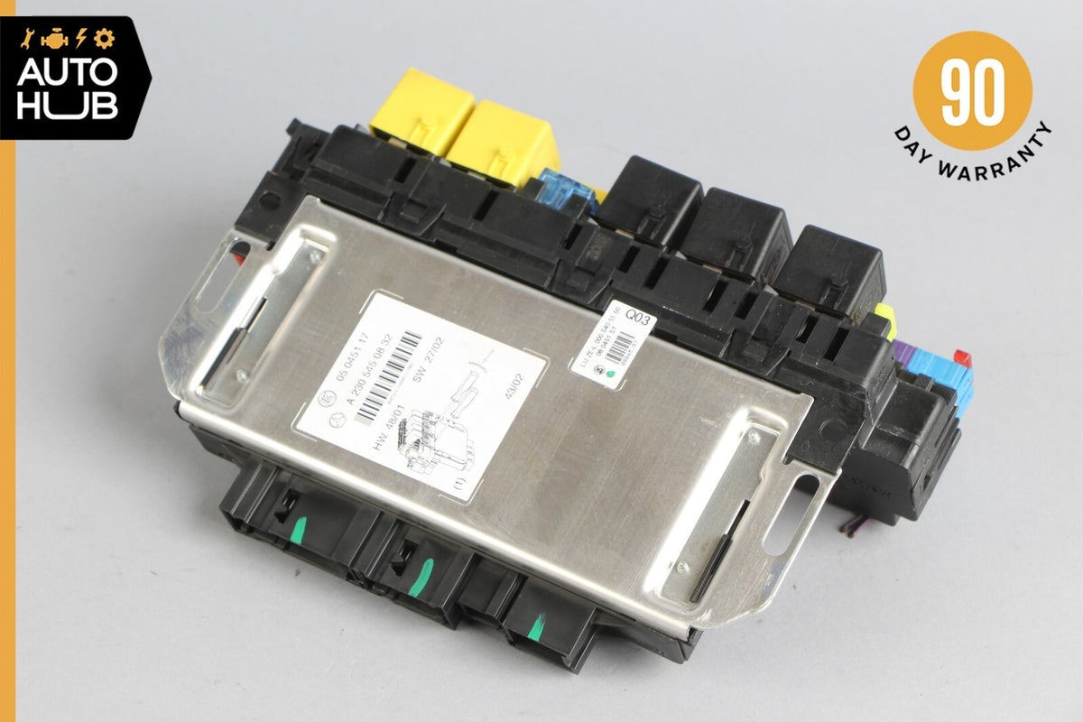 03-12 Mercedes R230 SL500 SL55 Front Left SAM Fuse Box Control Module OEM - photo 1