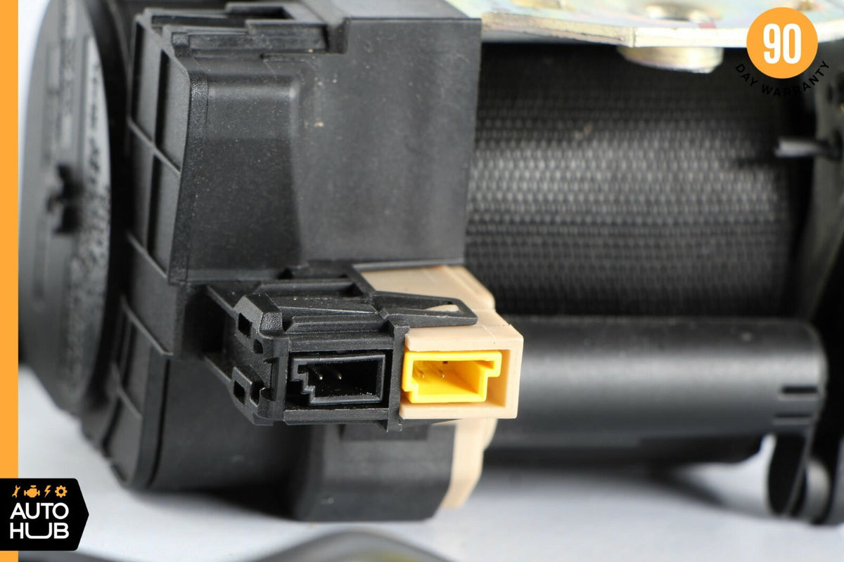 07-10 Mercedes W216 CL550 CL600 Front Right Passenger Side Seat Belt Black OEM - photo 9