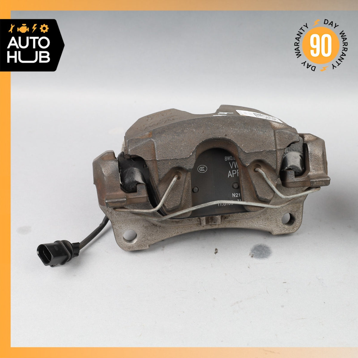 17-24 Audi B9 A4 Front Left & Right Side Brake Caliper Calipers Set OEM 56k - photo 3