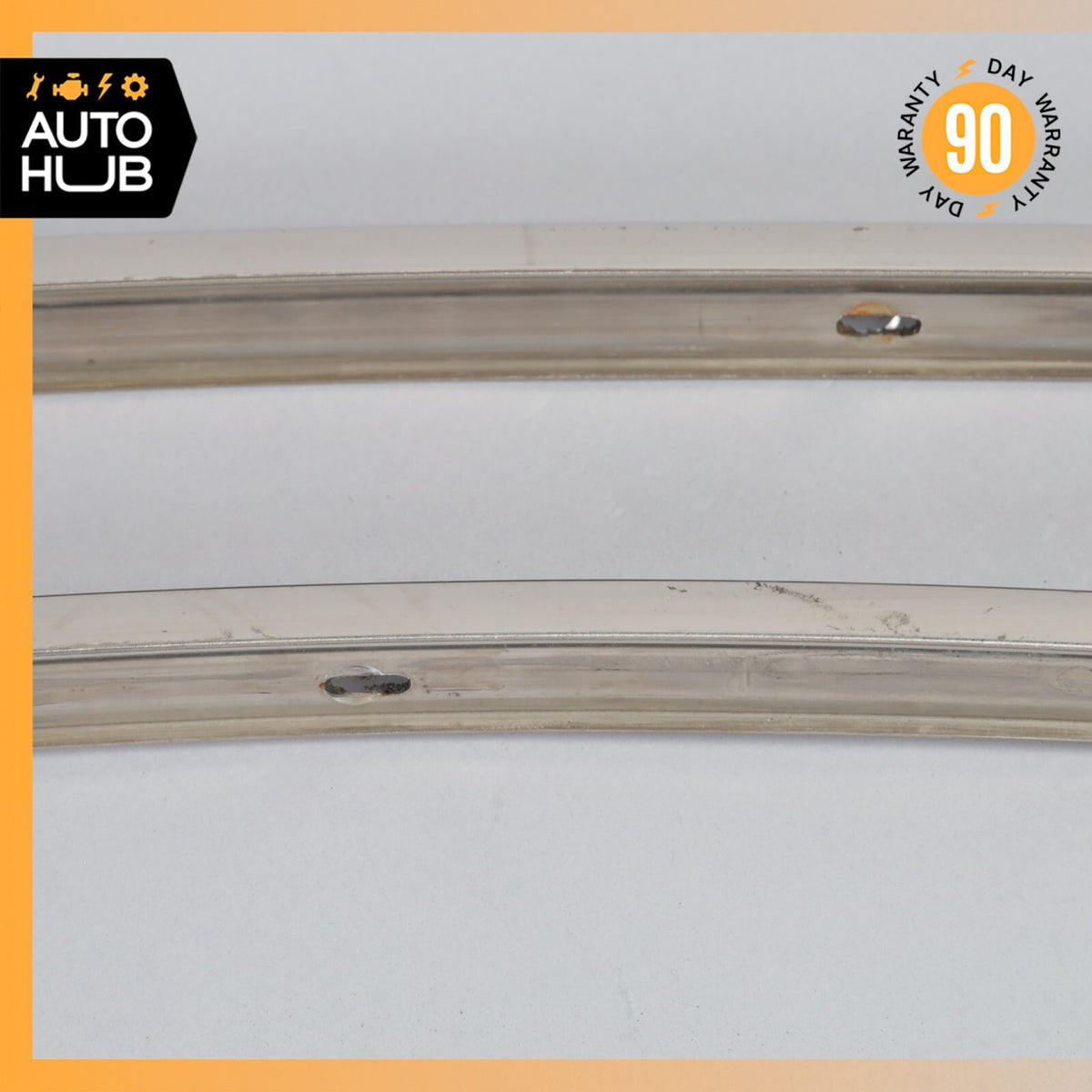 03-10 Bentley Continental GT Front Left & Right Door Window Molding Frame OEM - photo 12