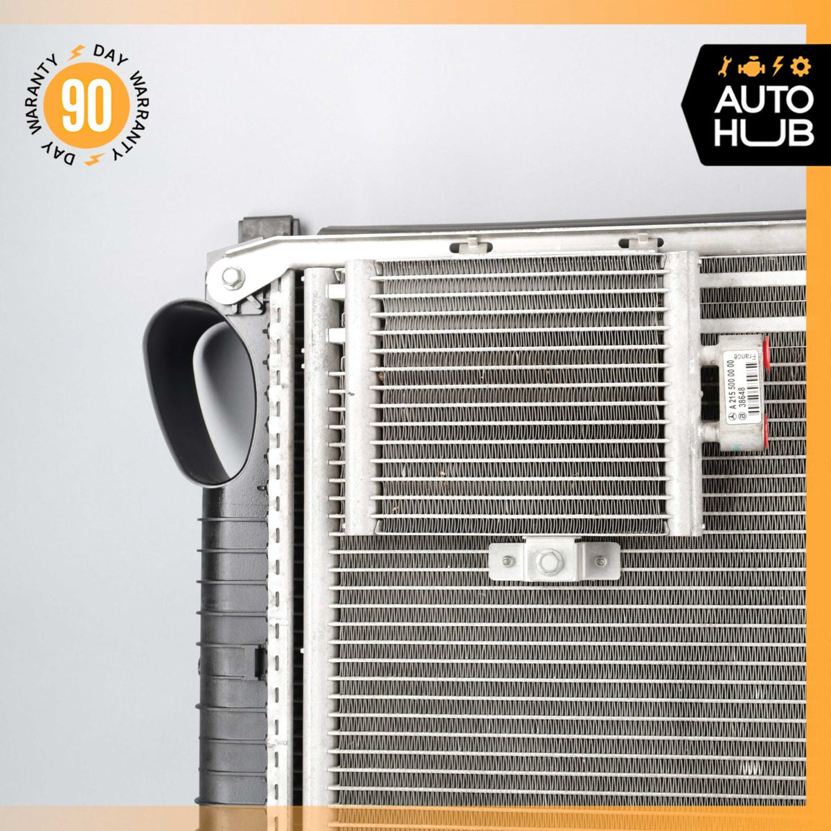 03-06 Mercedes R230 SL500 Cooling Radiator A/C Condensor Oil Cooler OEM 56k - photo 8