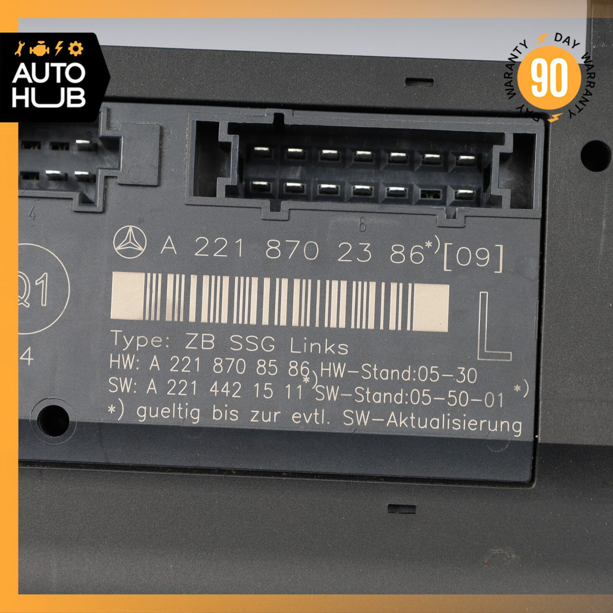 07-13 Mercedes W221 S600 S63 Front Left Driver Side Under Seat Control Unit OEM - photo 8