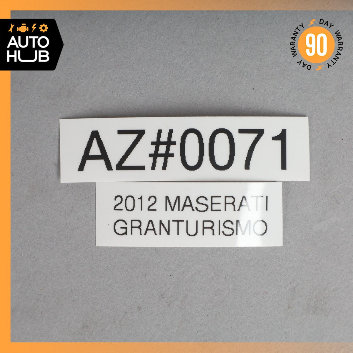 08-12 Maserati GranTurismo M145 Front Right or Left Seat Headrest Head Rest OEM - photo 12