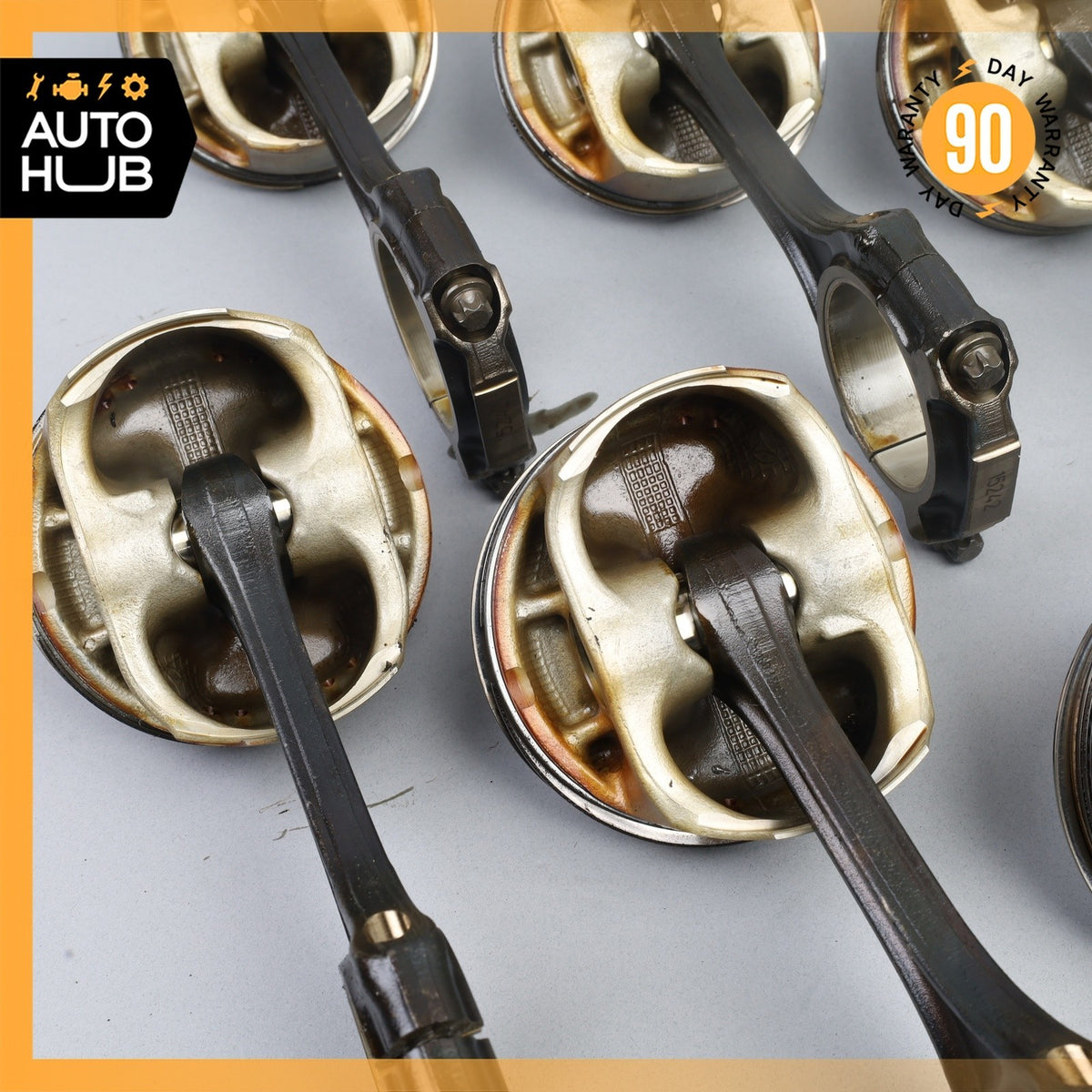 07-15 Mercedes W463 G550 E550 S550 M273 Engine Connecting Rod Piston Set OEM - photo 14