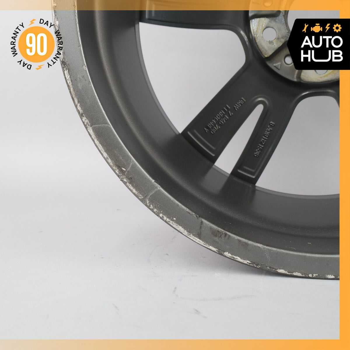 BMW F30 335i 340i 430i 8 x 19 19" Style 442 Front Wheel Rim Polished Gray OEM - photo 11