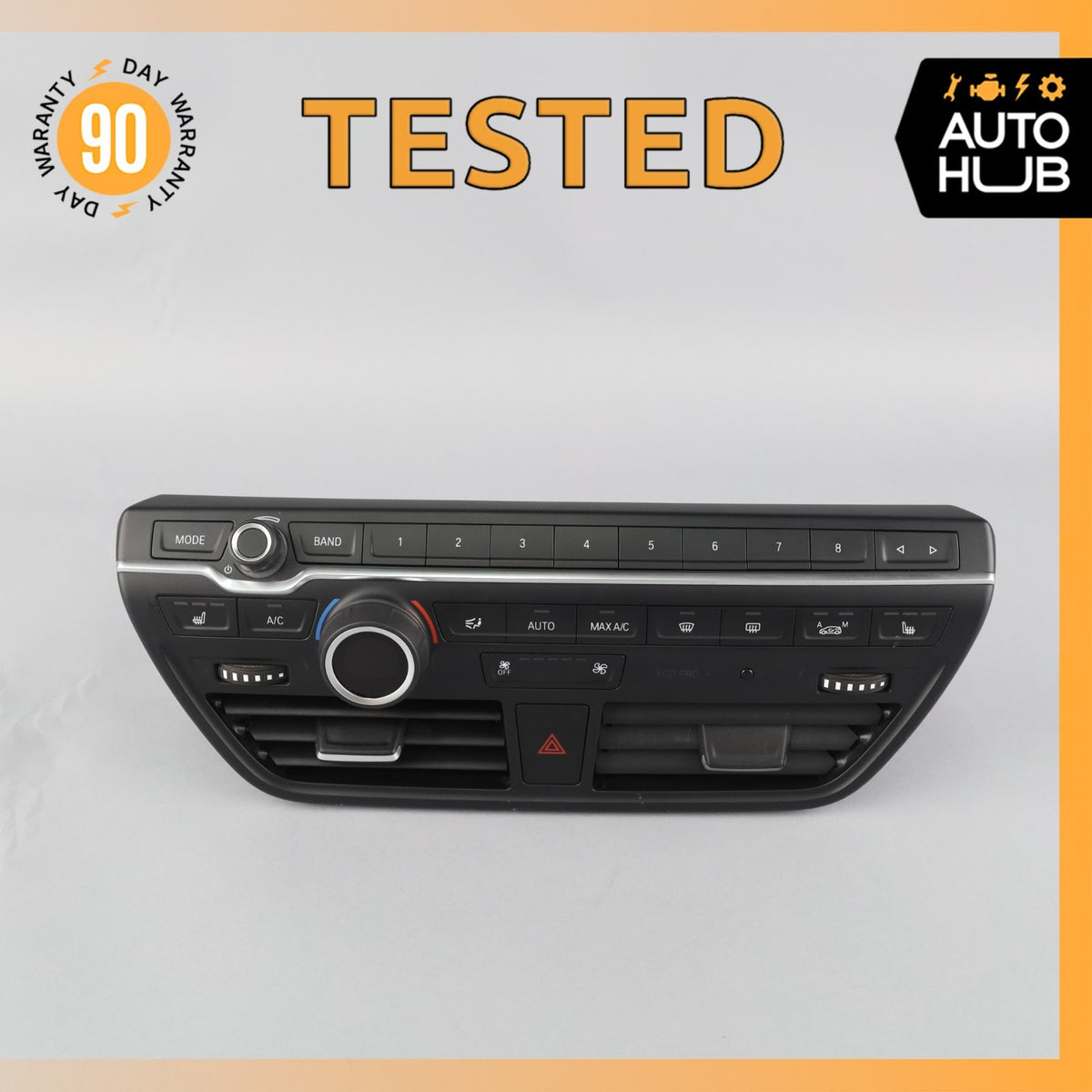 14-21 BMW i3 I01 Hybrid Dashboard A/C AC Climate Control Switch 9379125 OEM - photo 1