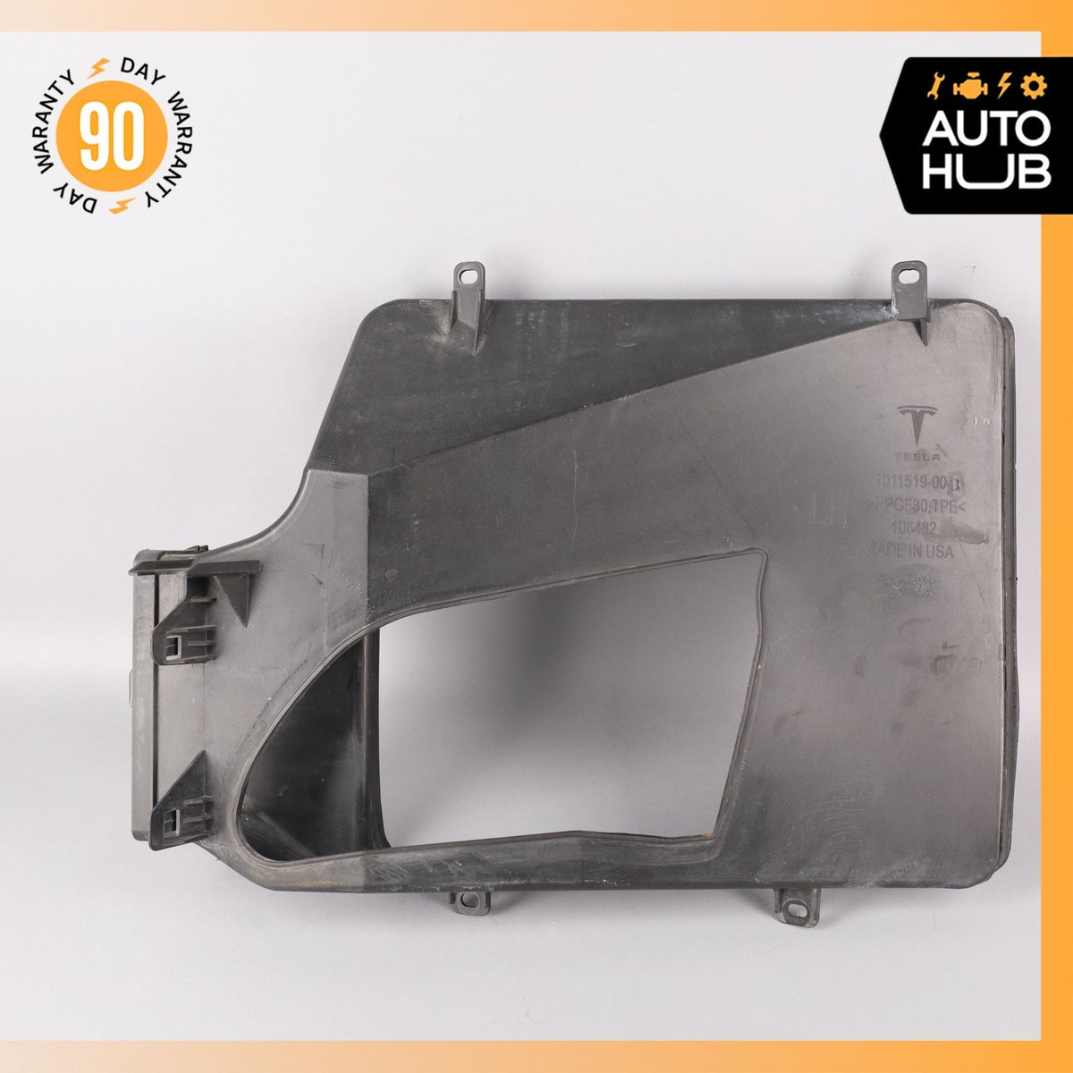 12-15 Tesla Model S Front Left Side A/C Air Condition Duct 101151900B OEM 63k - photo 2