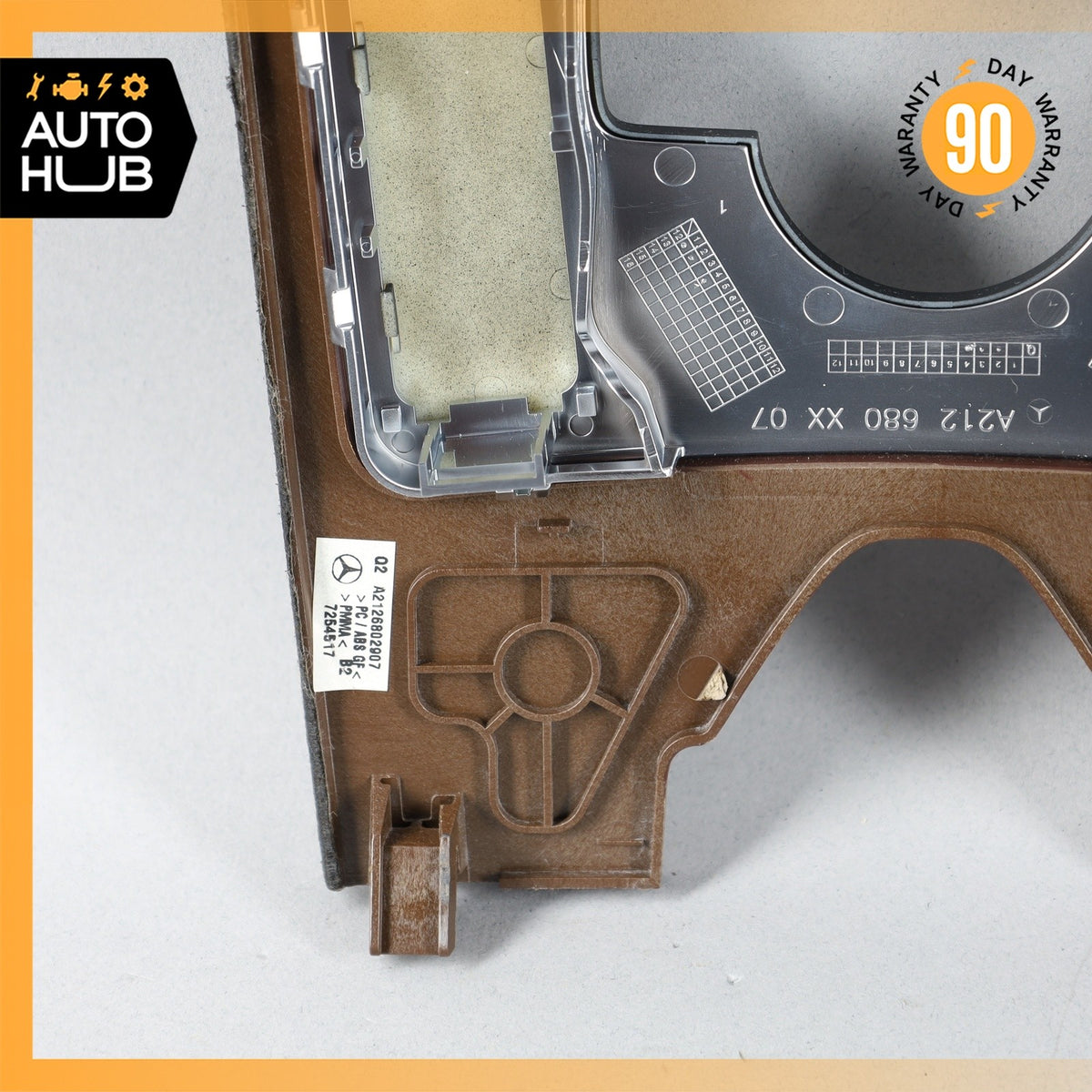10-13 Mercedes W212 E400 E350 E550 Center Console Switch Trim Bezel Wood OEM - photo 9