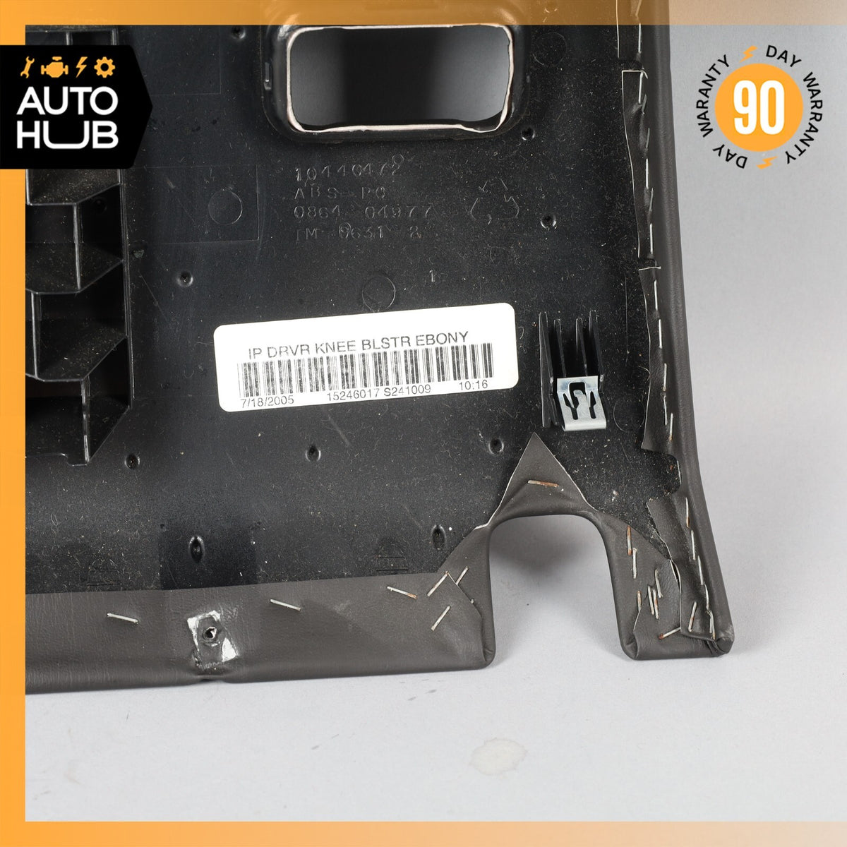 04-09 Cadillac XLR Dashboard Dash Left Side Lower Knee Trim Panel Black OEM 51k - photo 12