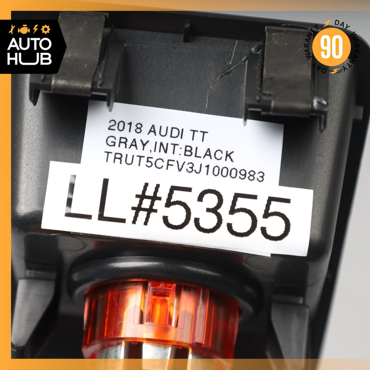2018 Audi 8S TT Power Outlet Cigarette Lighter Socket Trim 8S0863360 OEM 54k - photo 10