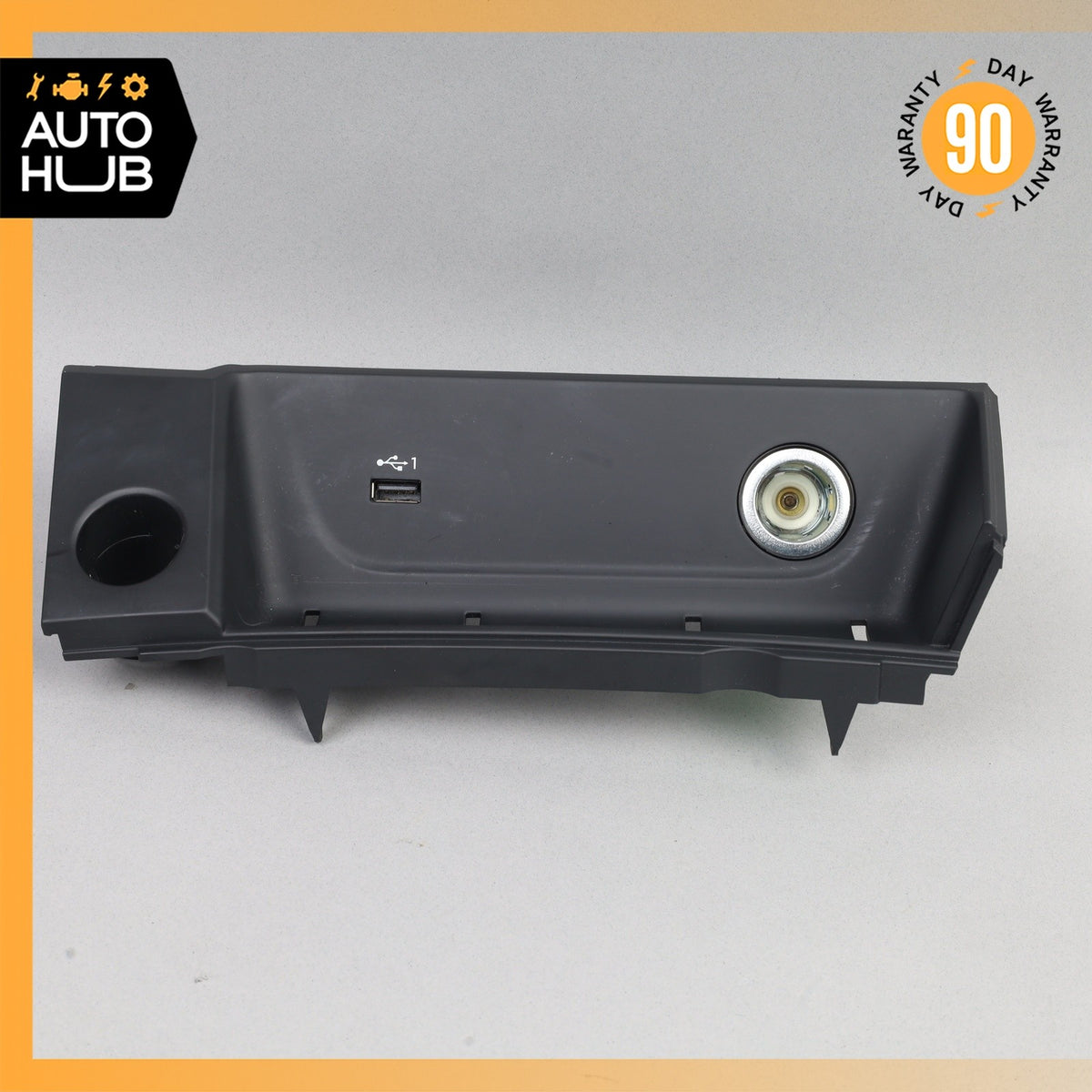 18-24 Audi B9 S5 A5 Center Consoel Storage Compartment Trim Black OEM 33k - photo 2