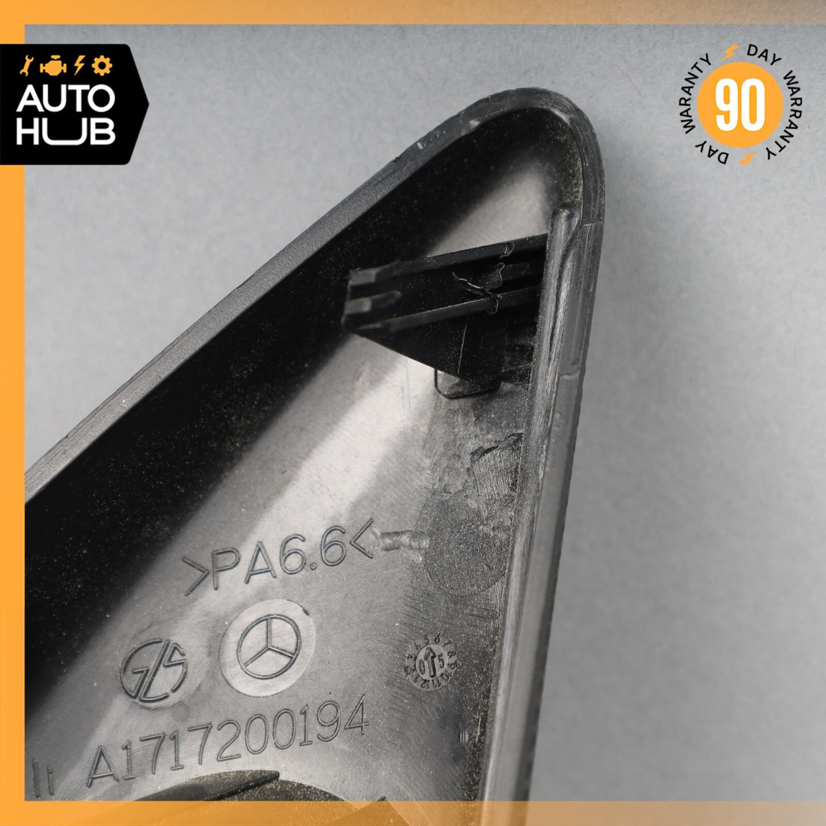 05-11 Mercedes R171 SLK55 SLK350 Left Side Door Tweeter Speaker Cover Black OEM - photo 8