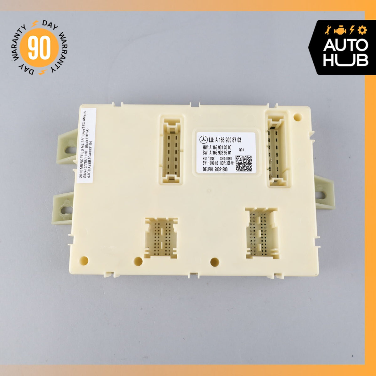2012 Mercedes W166 ML350 Rear SAM Relay Fuse Box Module OEM - photo 6