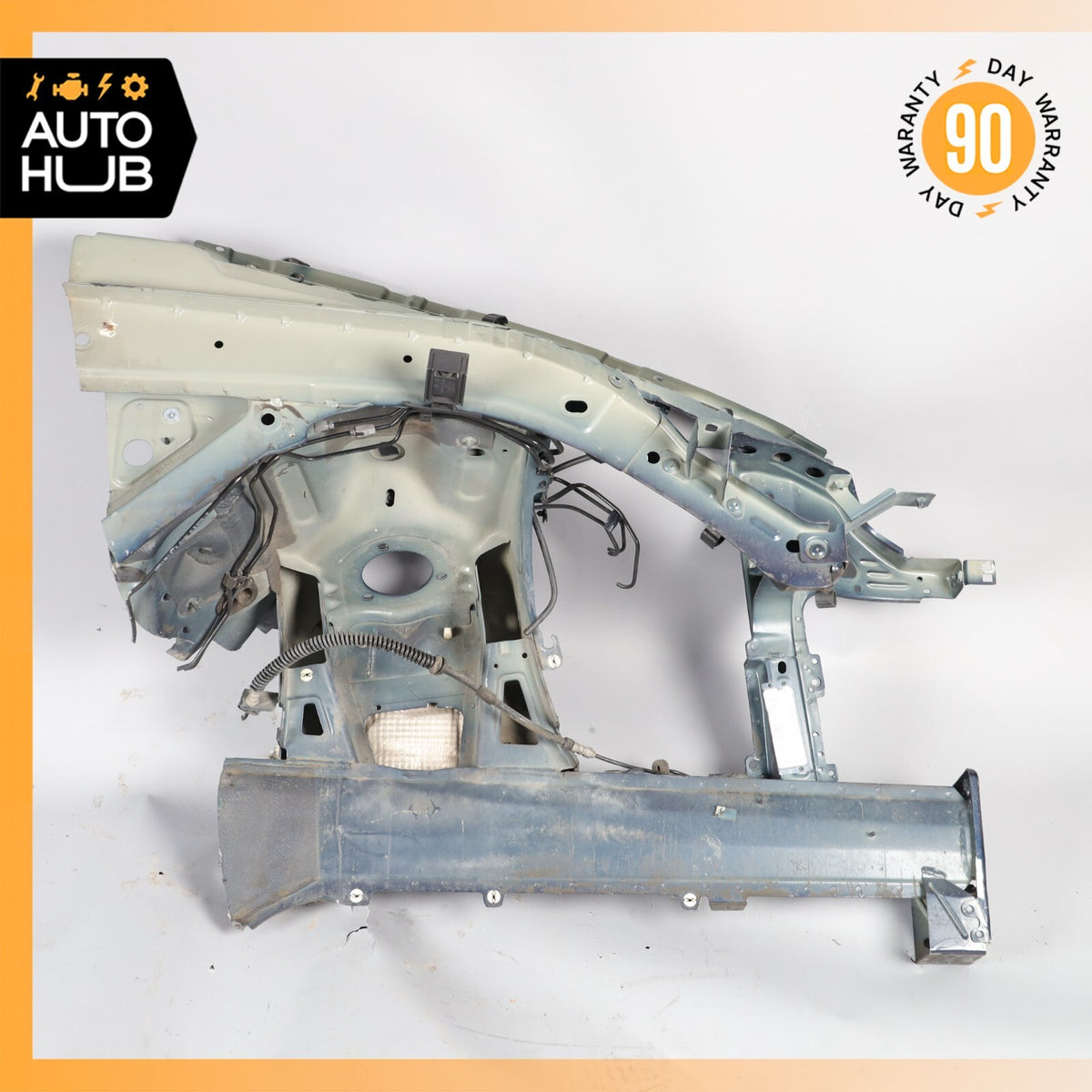 11-14 Porsche Cayenne 958 Front Right Side Frame Apron Beam Inner Fender OEM - photo 10