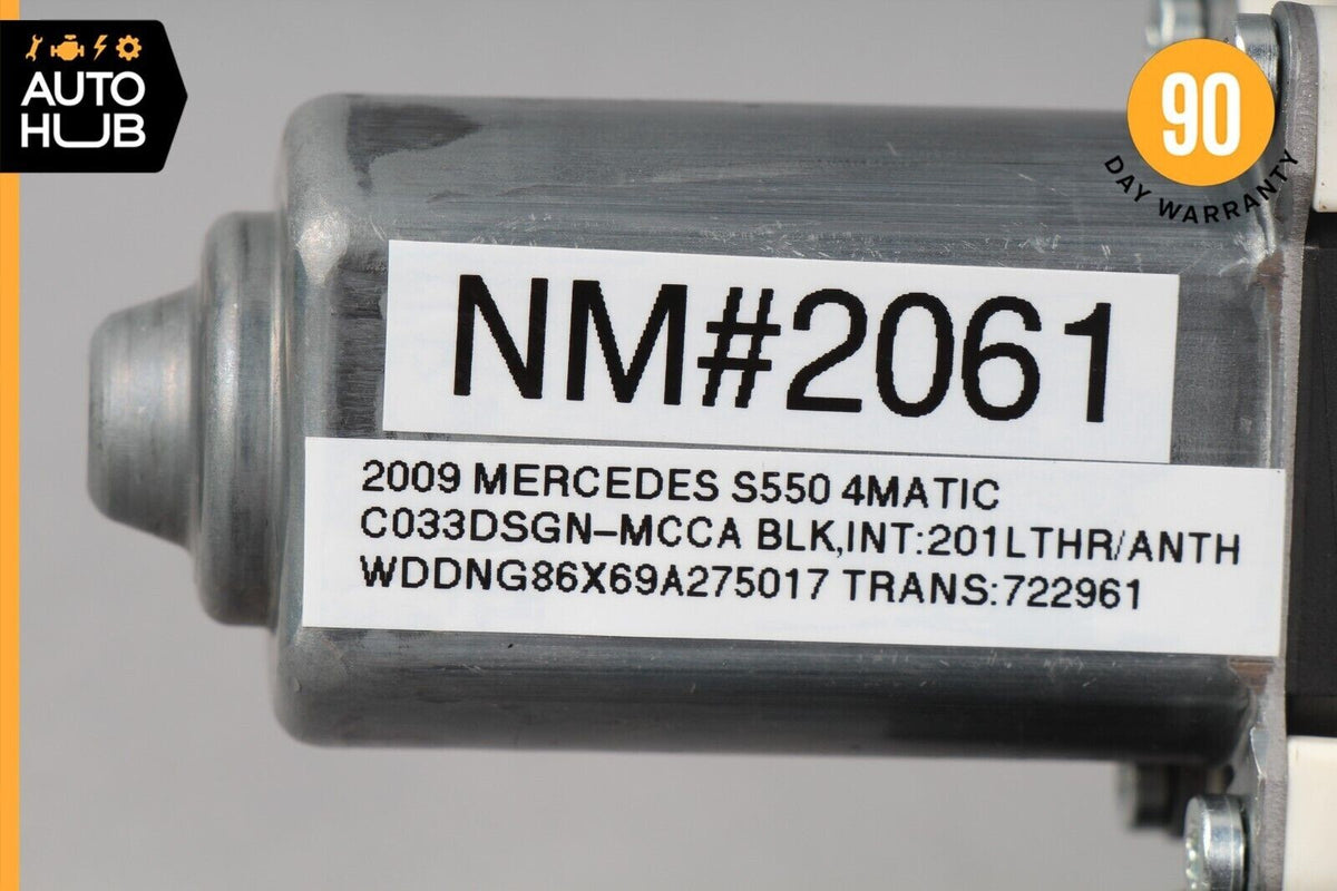 07-13 Mercedes W221 S550 S400 Window Regulator Motor Rear Right Side OEM - photo 12