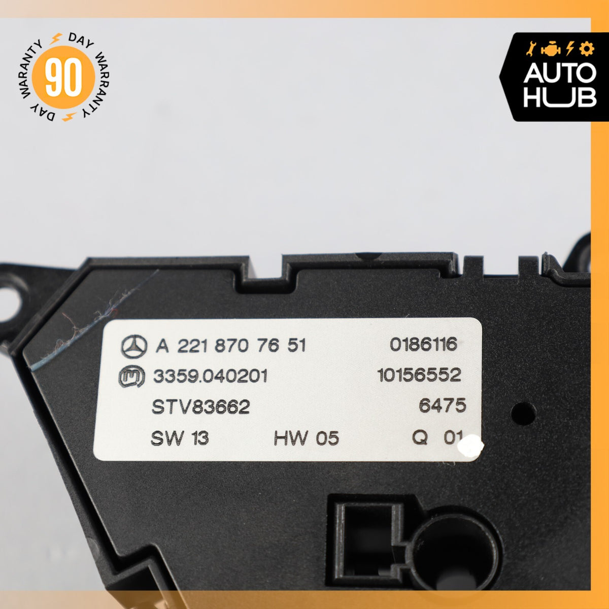 07-14 Mercedes W221 S600 CL550 Front Left Driver Seat Control Memory Switch OEM - photo 14
