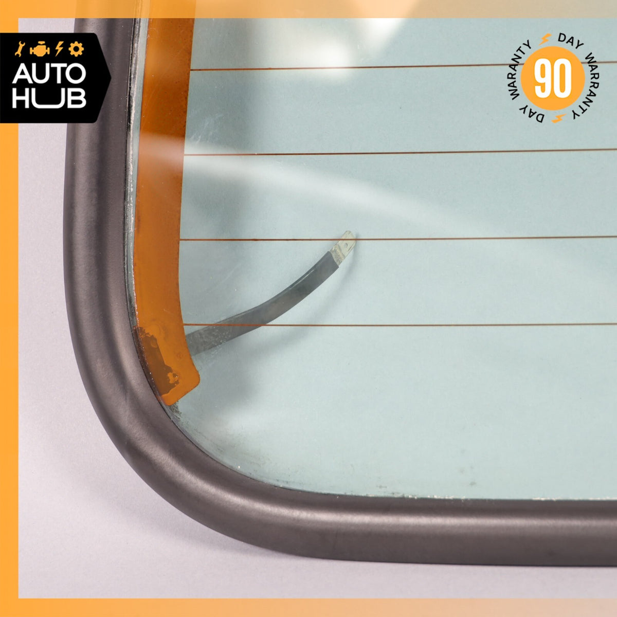 00-04 Aston Martin DB7 Vantage Rear Back Convertible Soft Top Window Glass 20k - photo 14