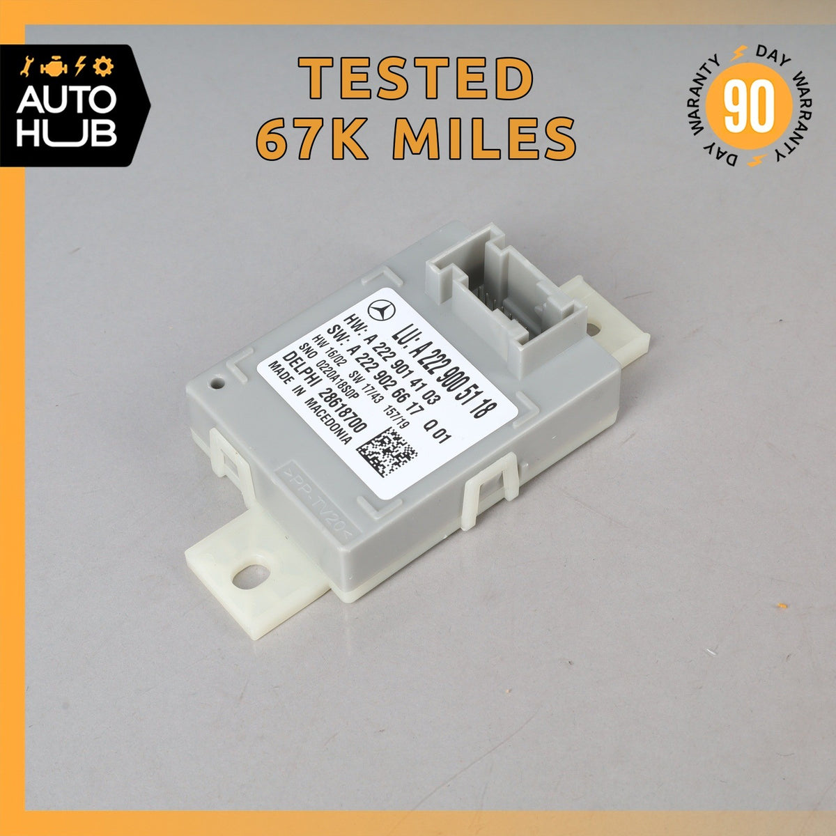 17-23 Mercedes W205 C300 E400 Ambient Lighting Control Module Unit OEM 67k - photo 1