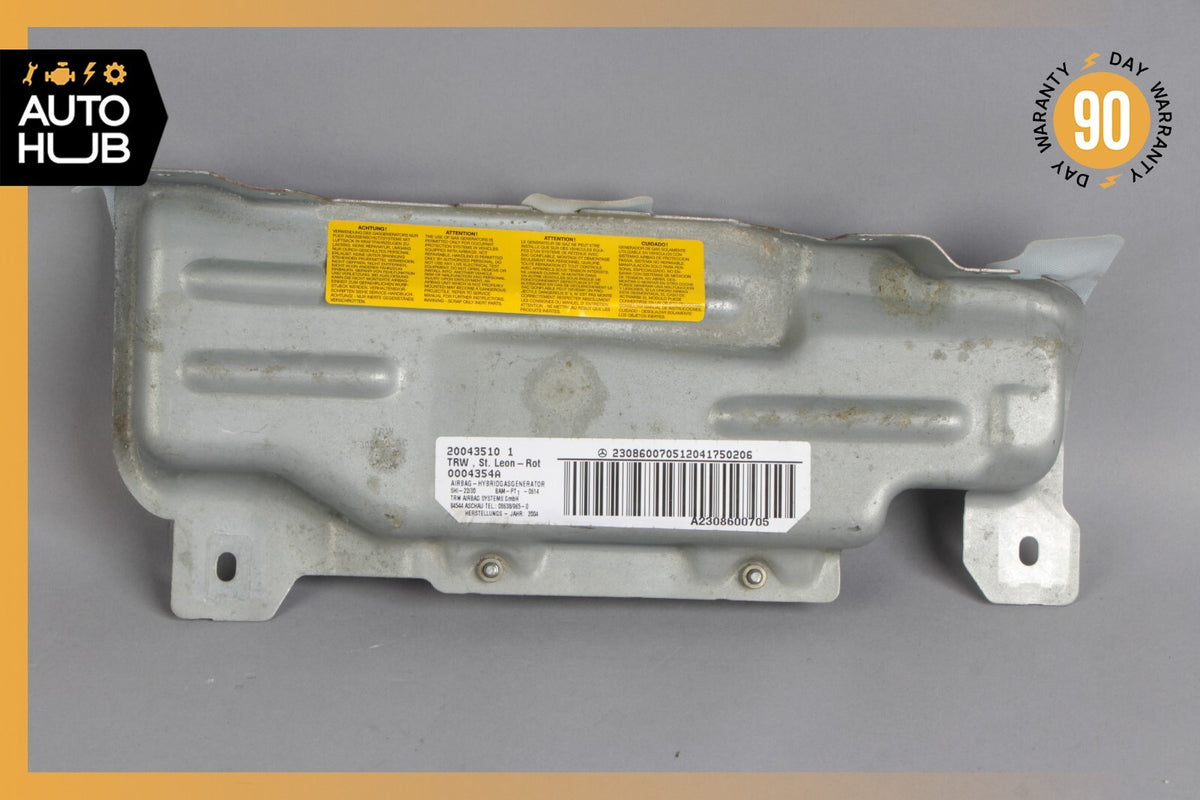 03-12 Mercedes R230 SL500 SL55 AMG Knee Airbag Air Bag Left Driver Side OEM - photo 4