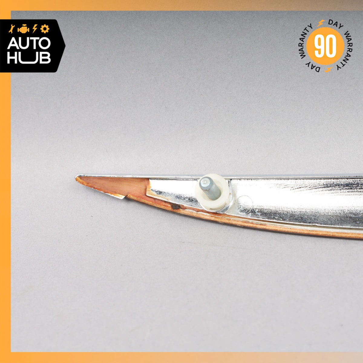 04-09 Mercedes W209 CLK500 CLK550 Rear Right Passenger Side Door Trim Wood OEM - photo 10
