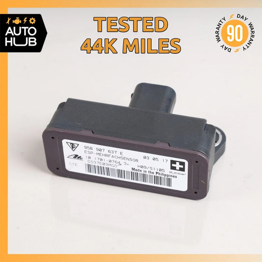 Porsche Macan 95B GTS Yaw Turn Rate Sensor 95B907637E OEM 44k - photo 1