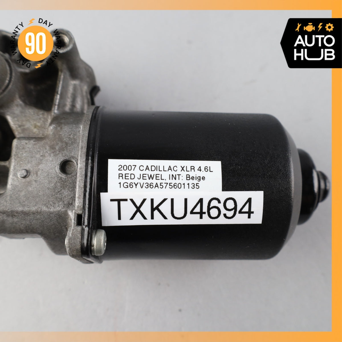 04-09 Cadillac XLR Windshield Wiper Motor 10346186 OEM 70k - photo 10