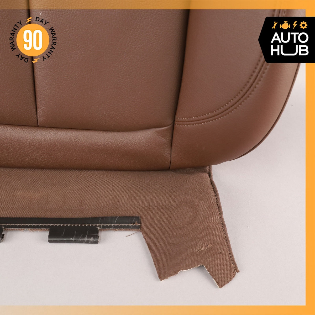 15-20 Audi 8V A3 E-Tron S3 Front Left Side Top Upper Seat Cushion Brown OEM - photo 9