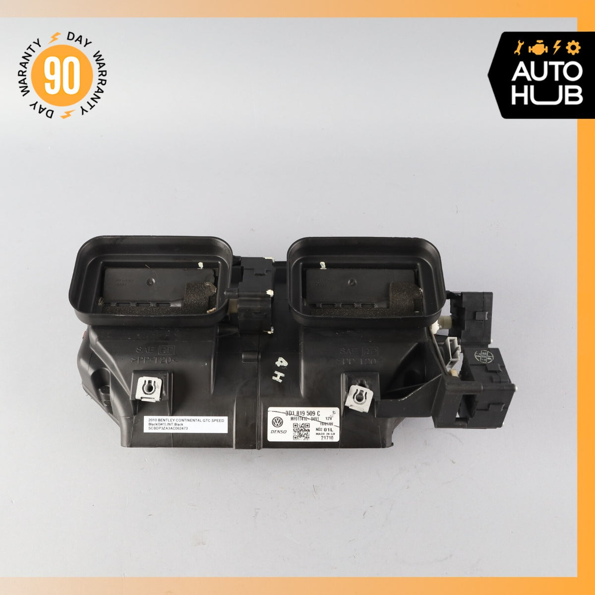 Bentley Continental GTC Speed Center Dash AC A/C Heater Air Duct Housing OEM - photo 10