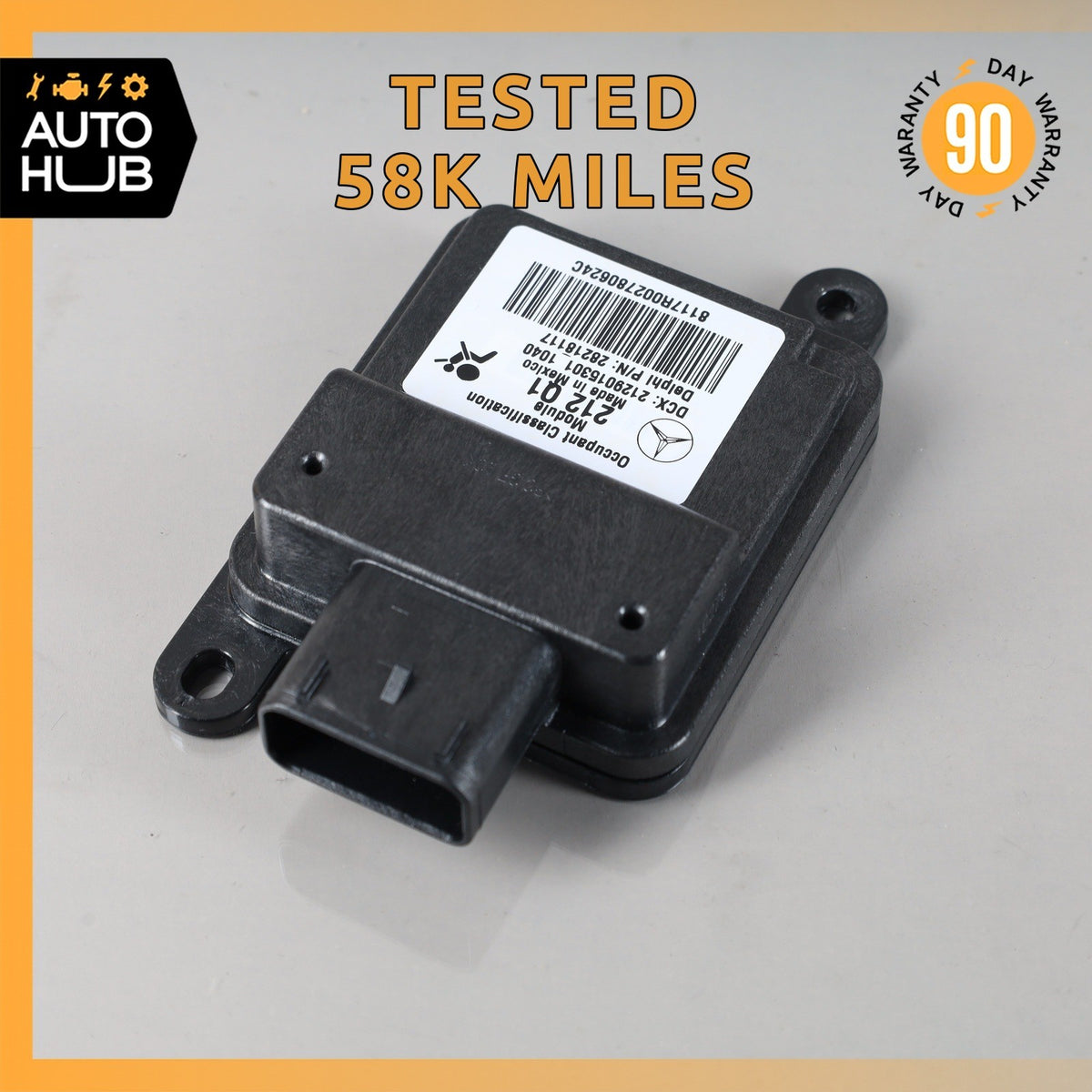 10-13 Mercedes W212 E350 E400 E550 Seat Occupancy Module Right Side OEM 58k - photo 1