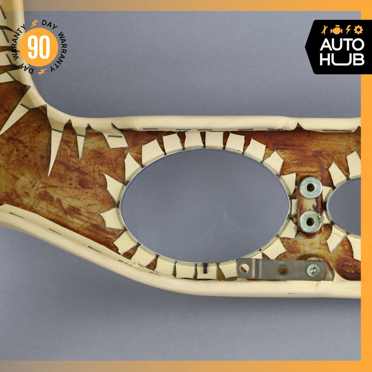 99-02 Bentley Arnage / RR Seraph Left Side Outer Dashboard Trim Panel Beige OEM - photo 12