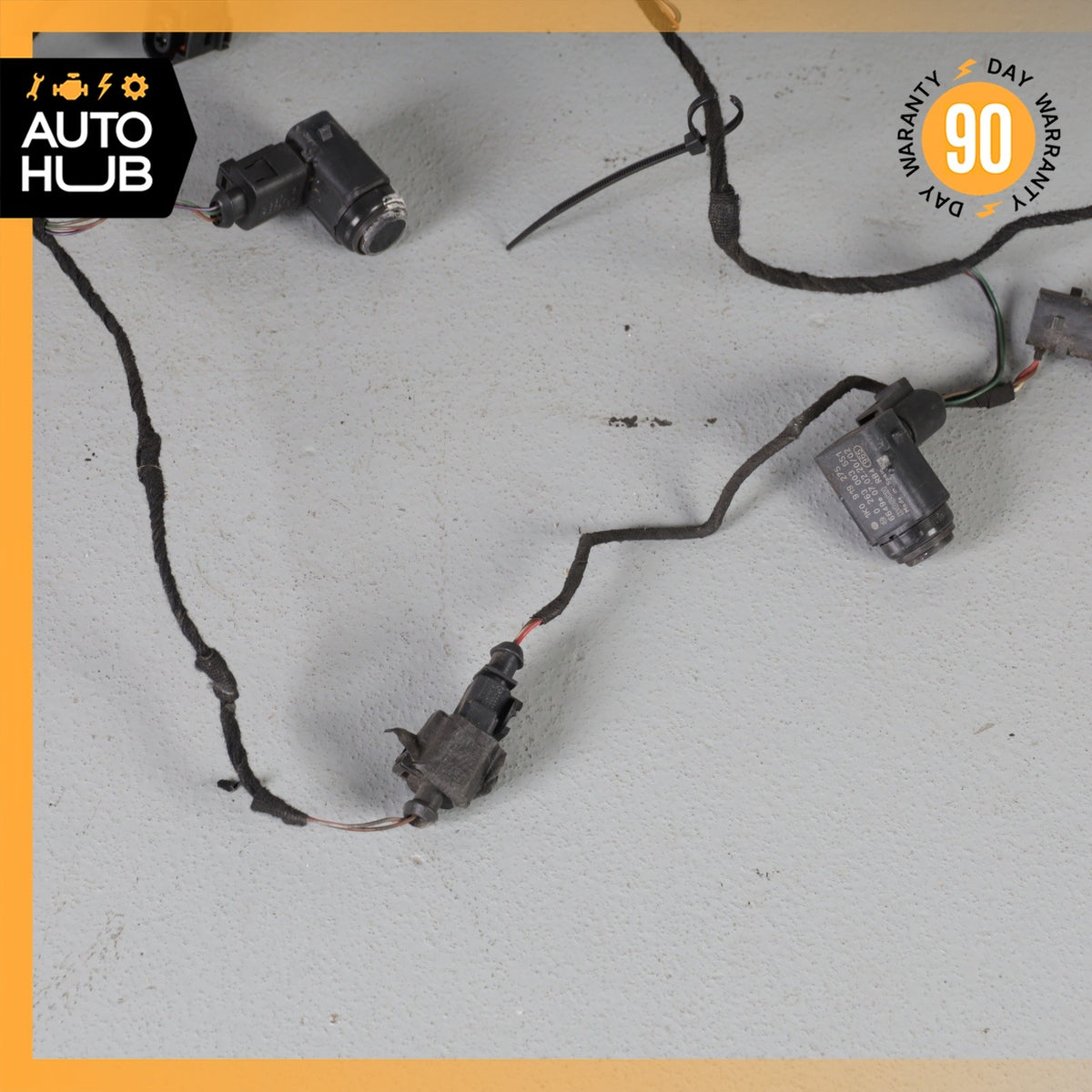 Bentley Continental GTC GT Rear Bumper Parking Sensor Wire Harness PDC OEM 40k - photo 16