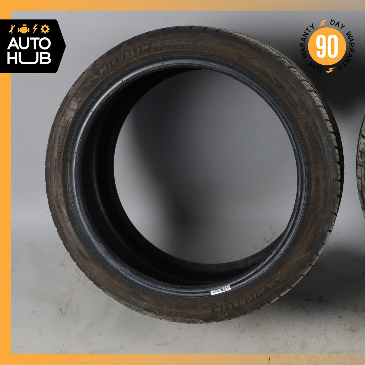 255/35ZR18 Michelin Pilot Sport All Season 4 255 35 18' 94Y Tire Set of 2 - photo 16