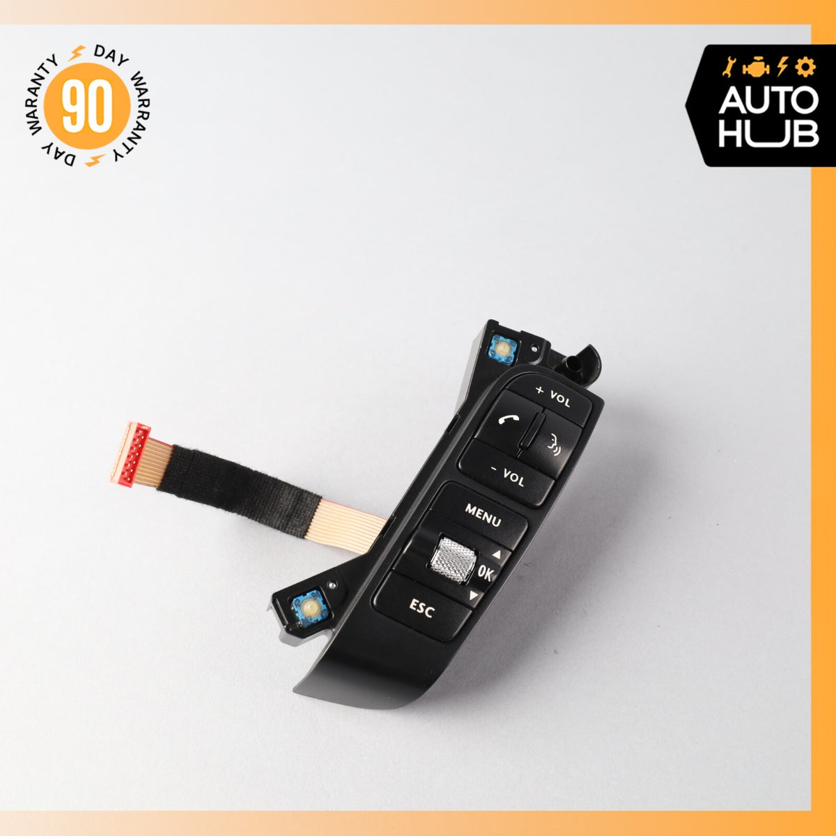 03-12 Bentley Continental GTC Right Steering Wheel Control Switch Button OEM 63k - photo 1