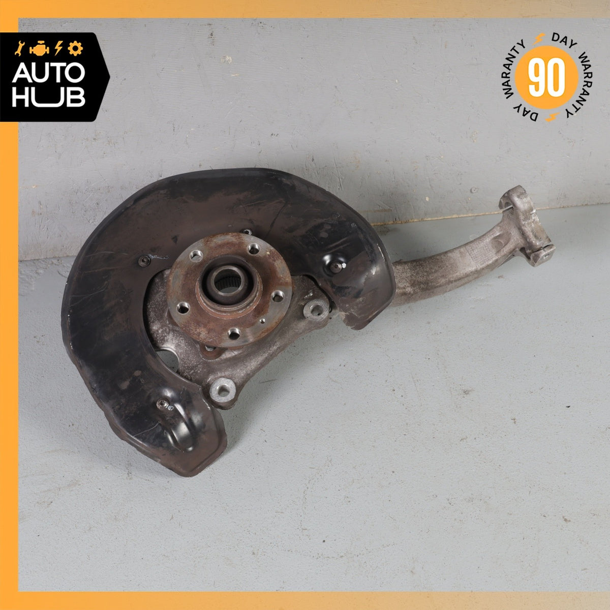 11-14 Audi D4 A8 Front Left Driver Spindle Knuckle Hub 4H0407253G OEM - photo 2
