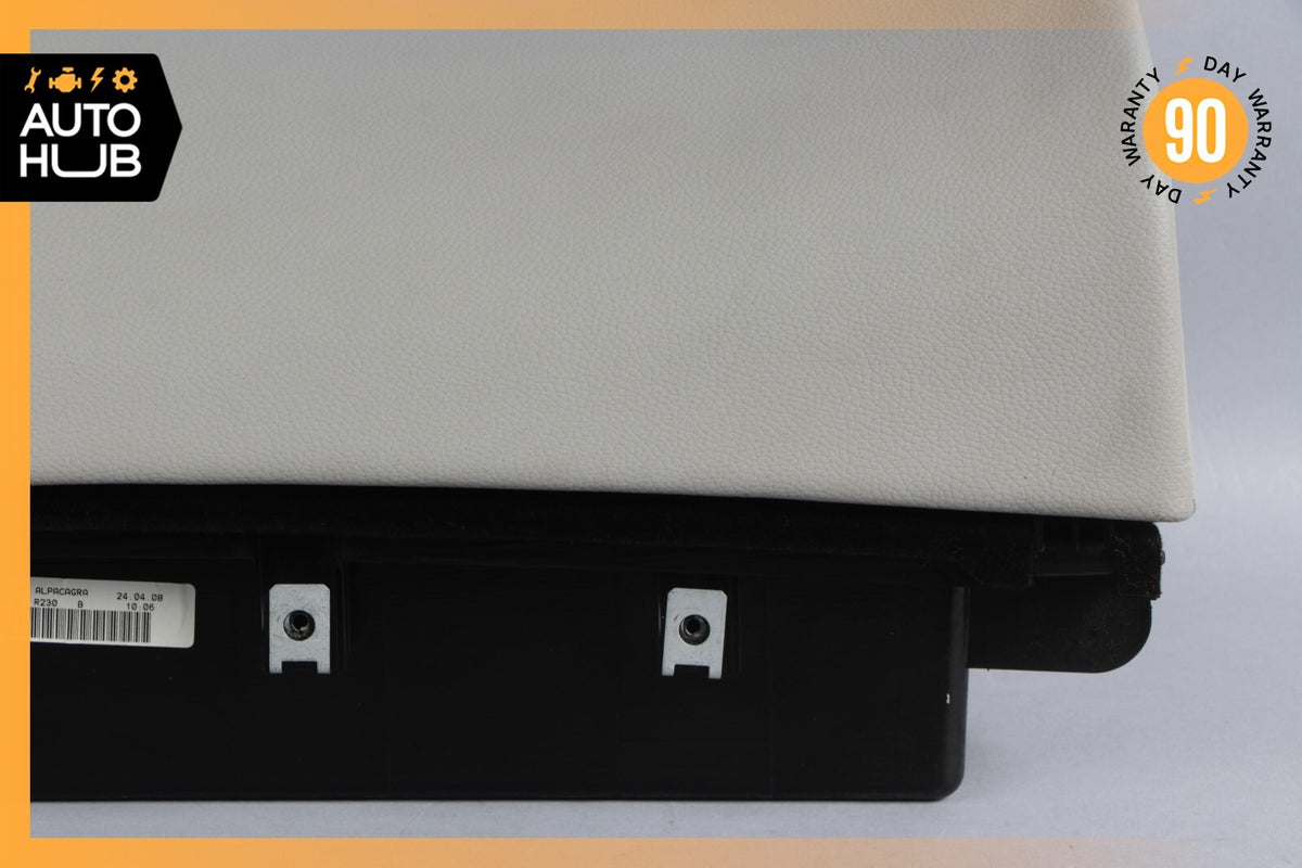 07-12 Mercedes R230 SL550 SL55 Dash Dashboard Glove Box Compartment Gray OEM - photo 5