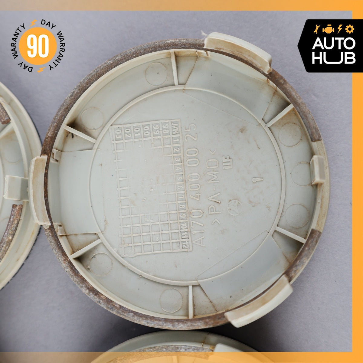 Mercedes R230 SL500 Wheel Center Cap Cover Set of 4 1704000025 OEM - photo 10