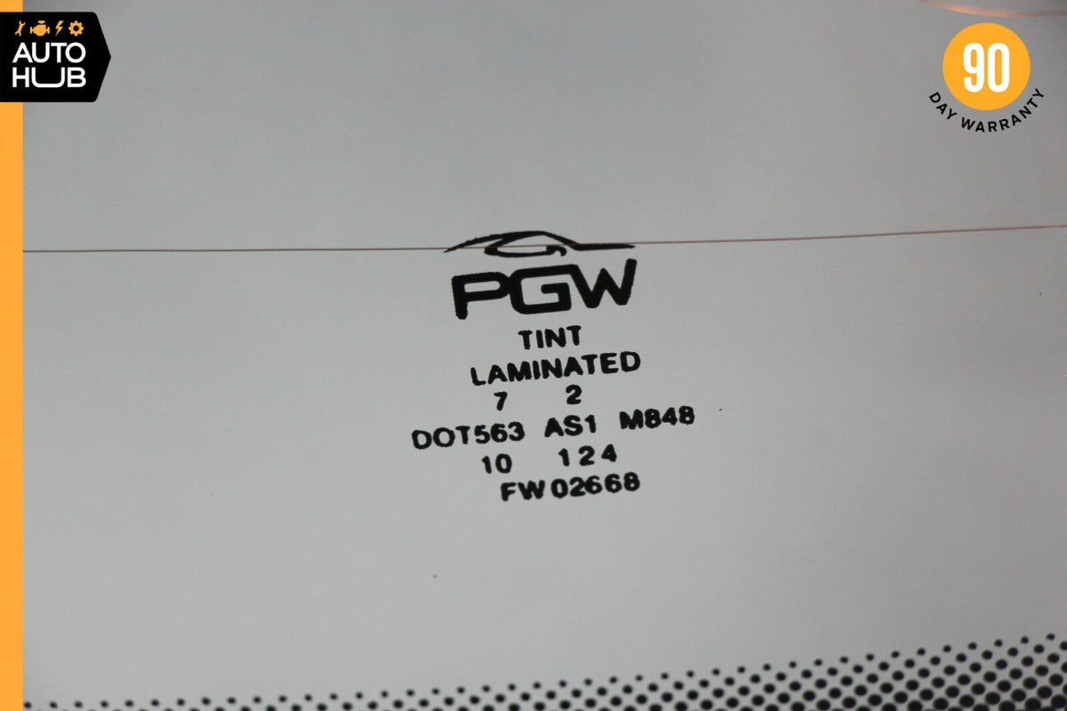09-12 Mercedes R230 SL550 SL600 SL63 Front Windshield Wind Shield Glass OEM 43k - photo 12