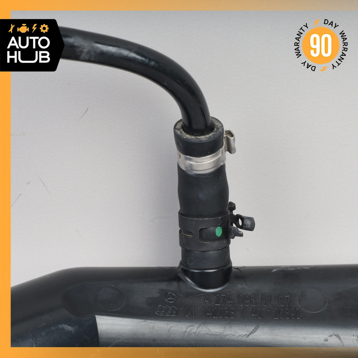 15-20 Mercedes W205 C300 SLC300 Engine Motor Right Side Air Intake Pipe Hose OEM - photo 3
