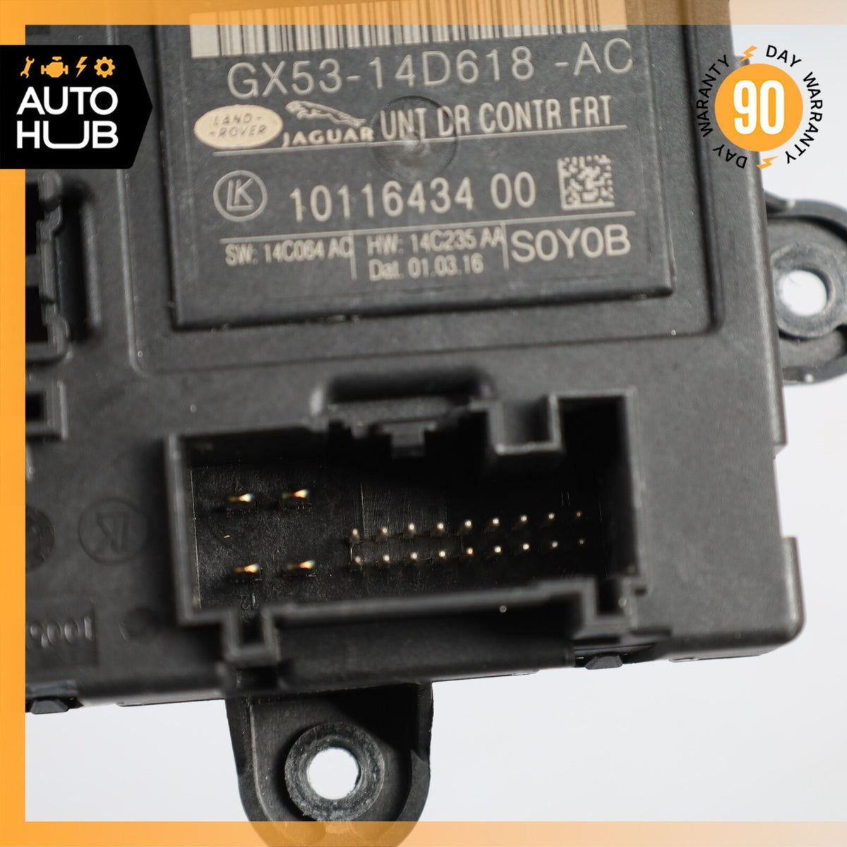 2017 Jaguar X152 F-Type R Front Left Side Door Control Module GX5314D618AC OEM - photo 5