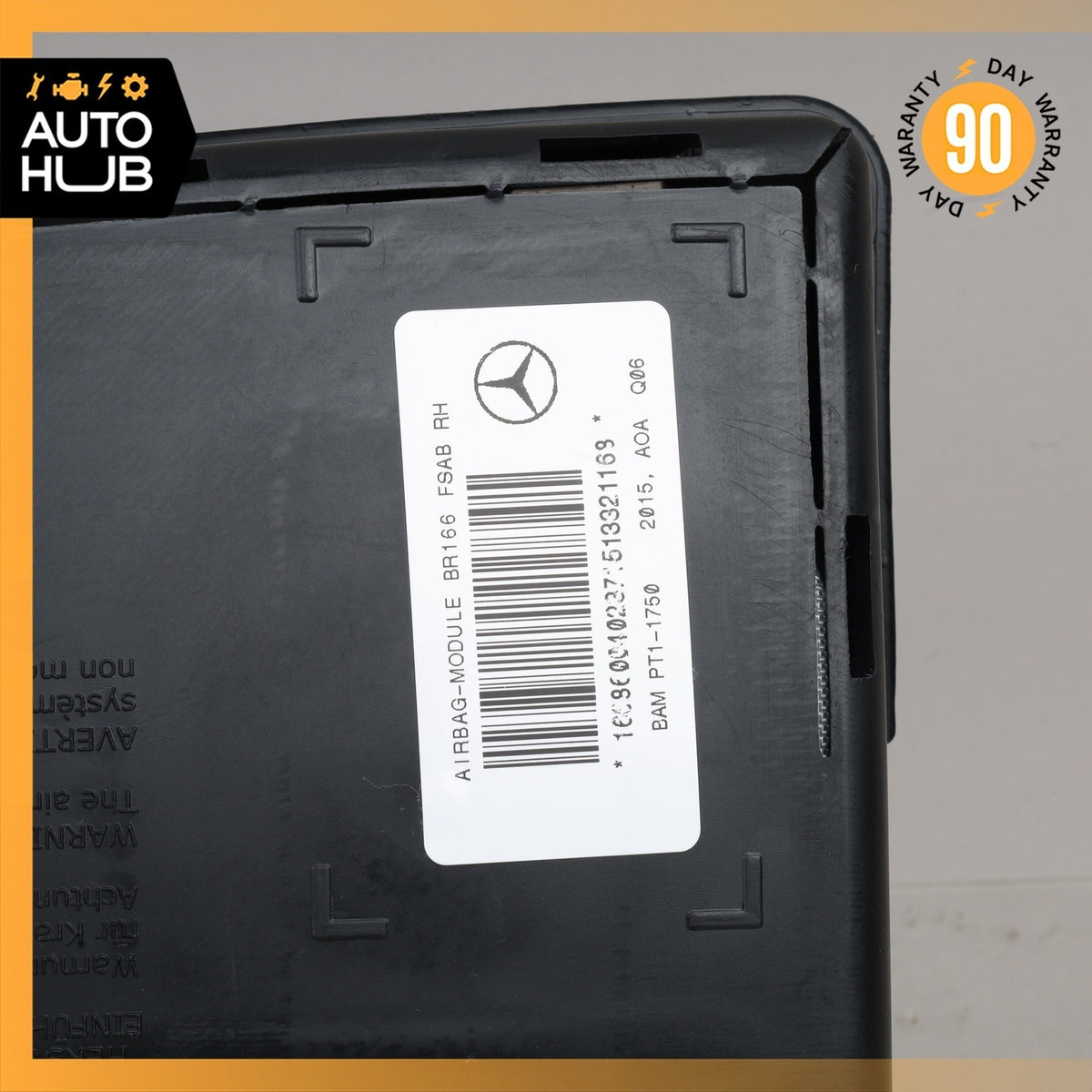 Mercedes W166 ML350 GL450 GLS450 Front Right Passenger Side Seat Airbag SRS OEM - photo 3