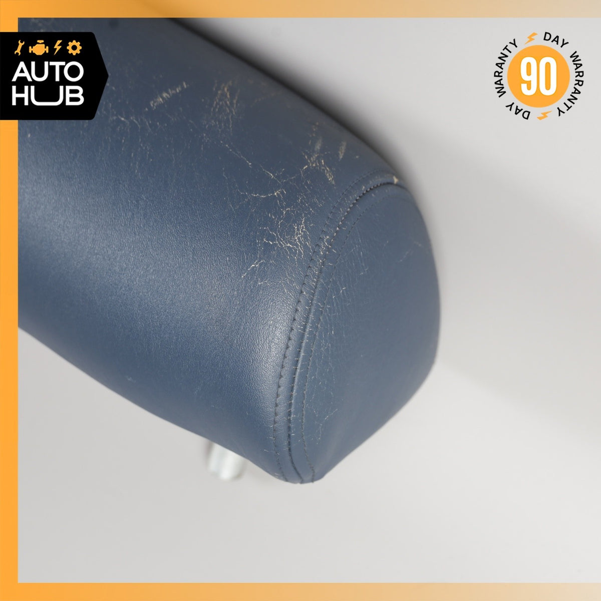 Rolls Royce Silver Spirit Rear Left & Right Seat Headrest Head Rest Set Blue OEM - photo 2