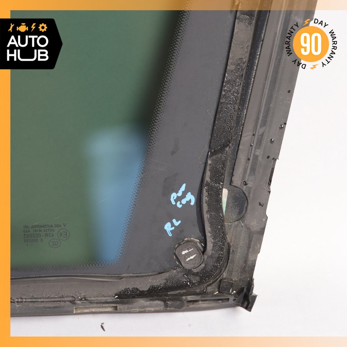 11-18 Porsche Cayenne 958 Hybrid S Rear Left Side Quarter Window Glass OEM - photo 12