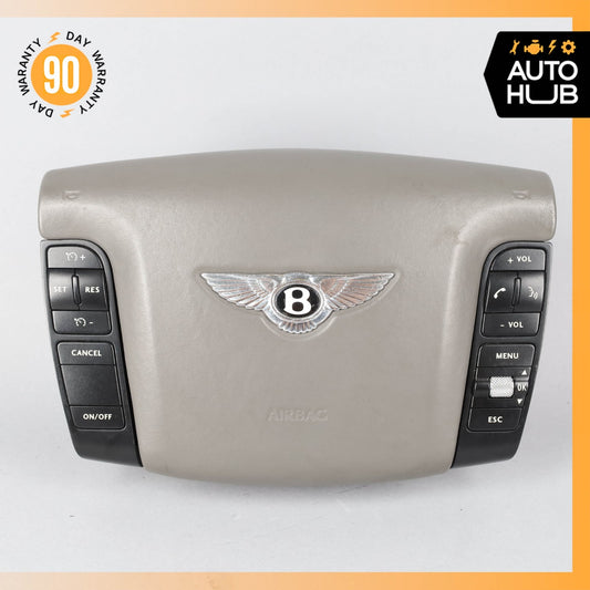 03-13 Bentley Continental GT GTC Driver Steering Wheel Airbag Gray OEM - photo 1