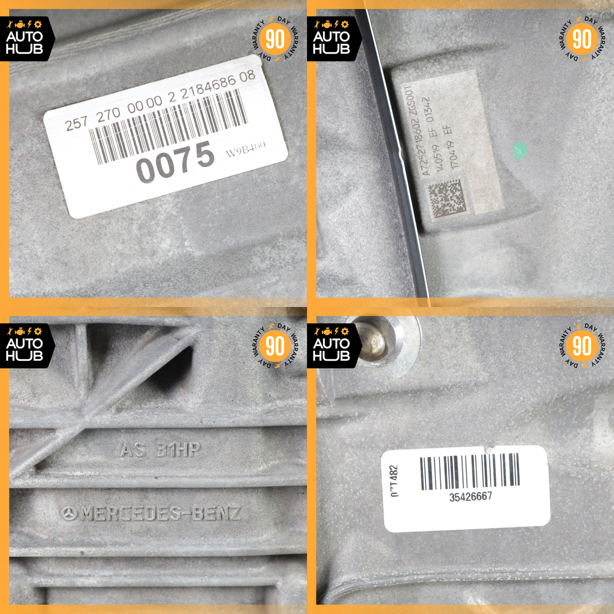 19-23 Mercedes W205 C300 E350 GLC300 RWD 725.008 9G Automatic Transmission OEM - photo 17
