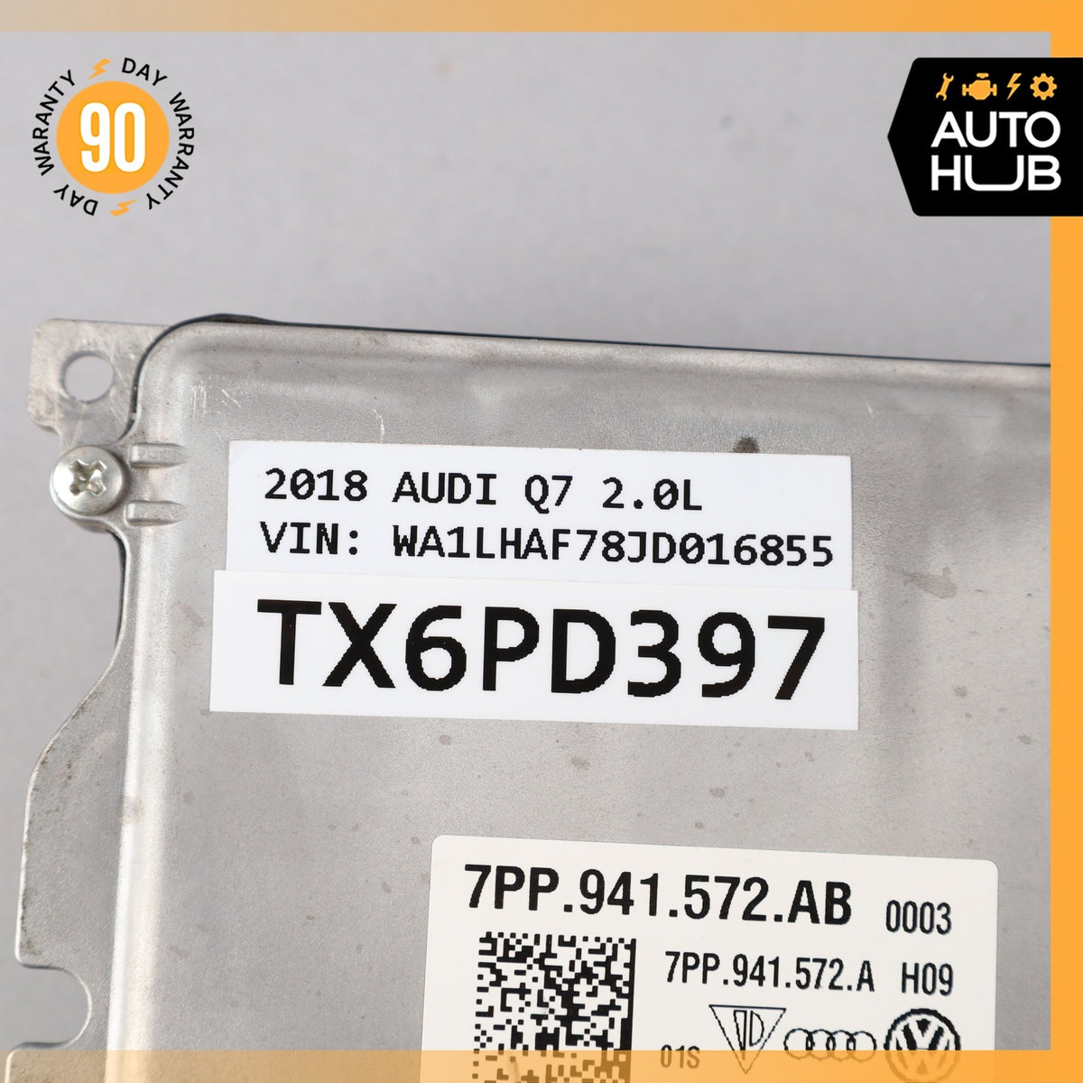 16-20 Audi 4M Q7 A4 Headlight Ballast LED Control Module OEM - photo 10