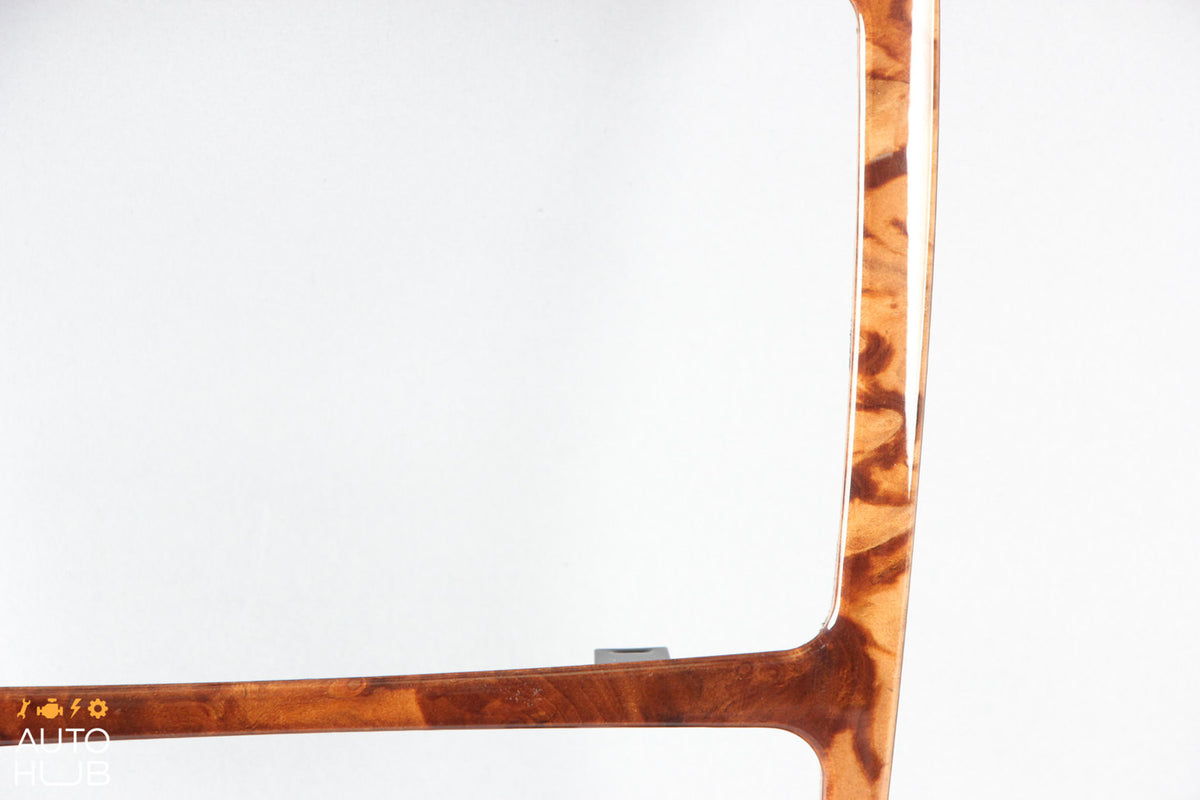 03-04 Mercedes W209 CLK320 CLK500 Center Console Trim Bezel Wood OEM - photo 4